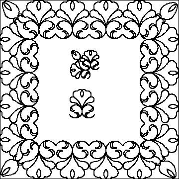 (image for) Bettys Flower Basket Border and Corner-L03469* - Click Image to Close